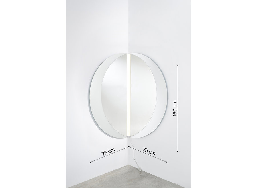 Miroir 'Luna' Light Corner - M