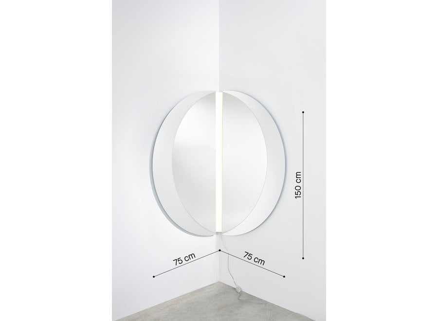 Mirror 'Luna' Light Corner - M