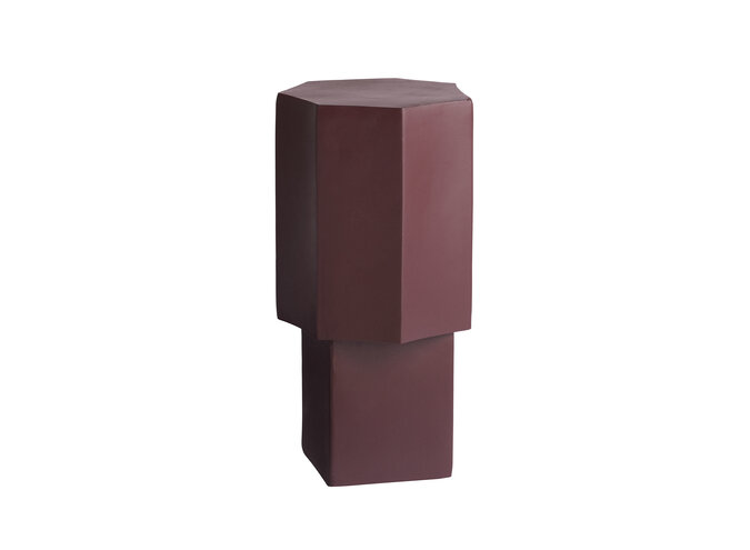 Side table Quartz - Maroon