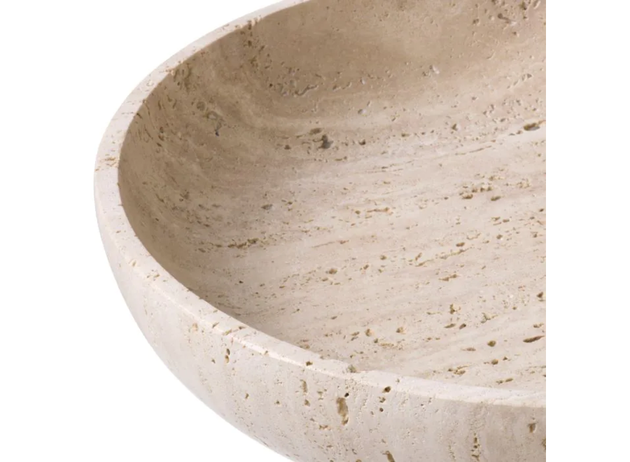 Bowl 'Revolt' - Travertine