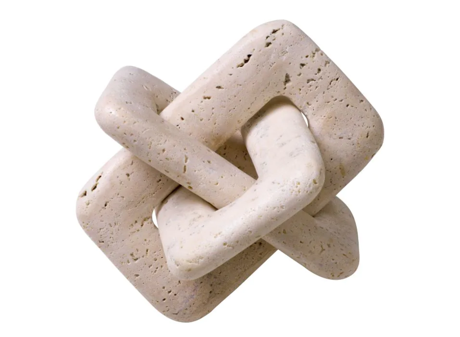 Objet 'Eras' - Travertine