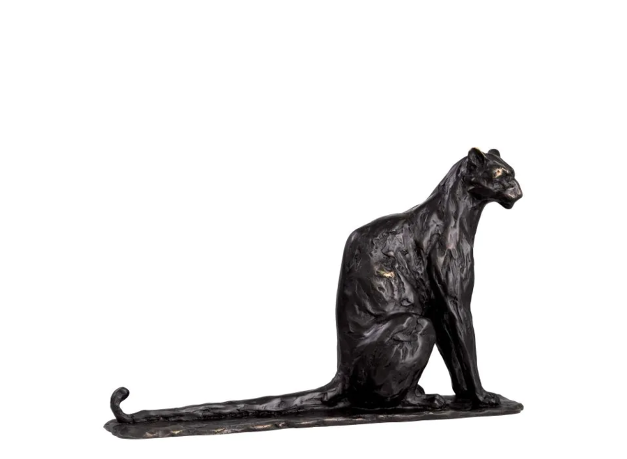 Sculpture 'Sitting Panther'