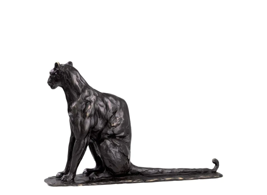 Sculptuur ' Sitting Panther'