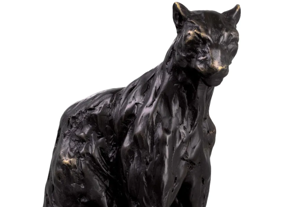 Sculpture 'Sitting Panther'