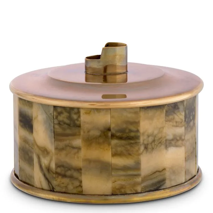 EICHHOLTZ Lighter Holder 'Bonham' Brass Wilhelmina Designs