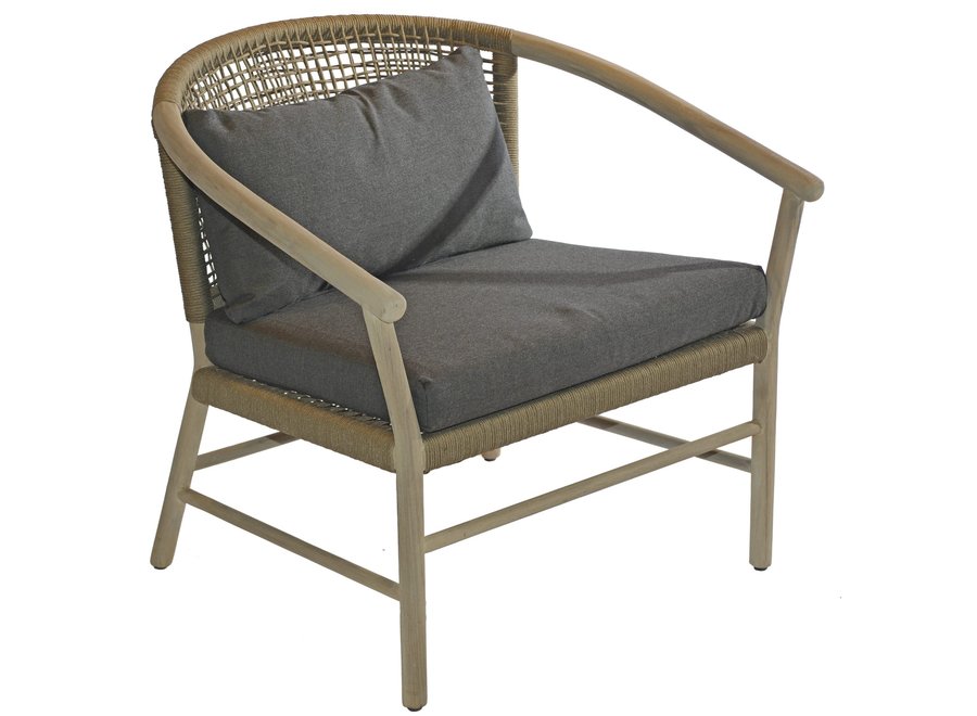 Lounge chair 'Kevin' - Camel