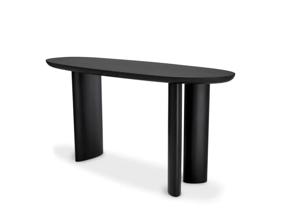 Console table Lindner - Black Veneer