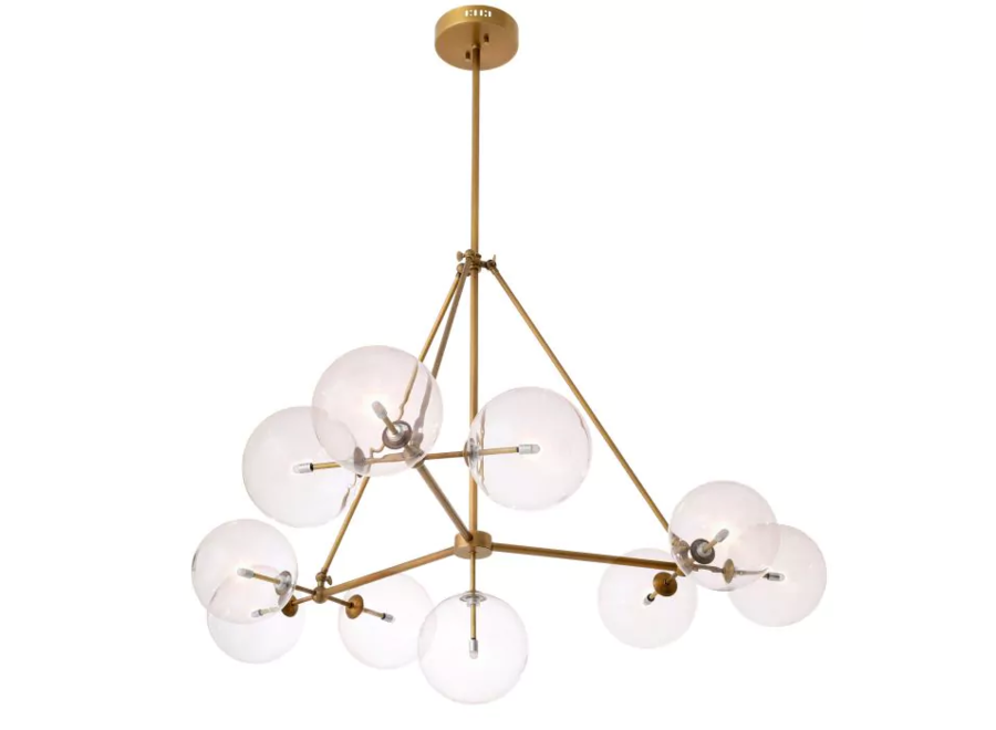 Chandelier Bermude - Brass