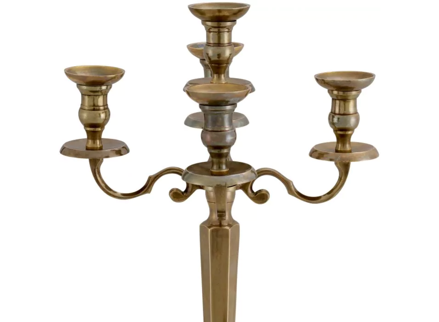 Candle holder 'Amarillo' - Brass