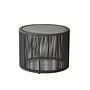 Side table 'Lagos' Ø59x45.5cm - Anthracite Dark Grey