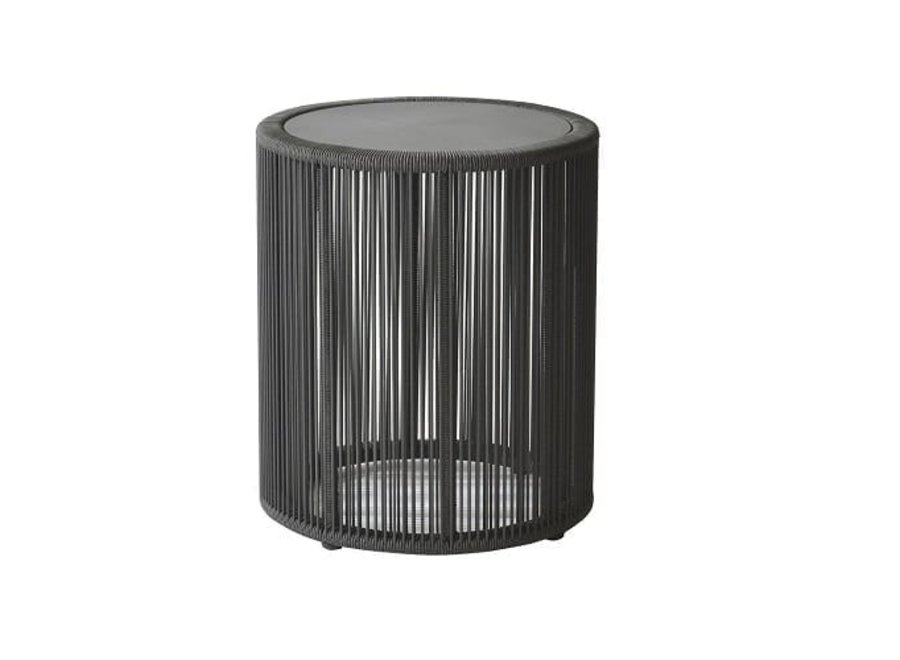 Table d'appoint 'Lagos' Ø47,5x55,5cm - Anthracite Dark Grey