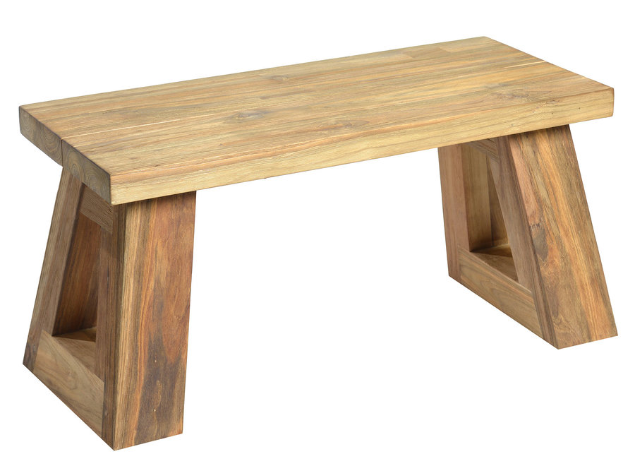 Banc 'Parga' 90x40x45cm - Teak