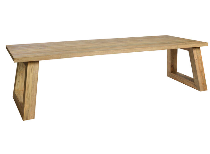 Table de jardin 'Parga' 300x100x76cm -Teak