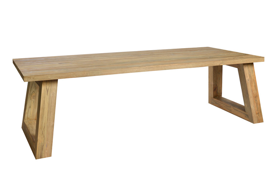 Garden table 'Parga' 250x100x76cm - Teak