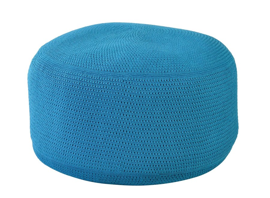 Pouf 'Crochette' Ø80cm - Turkish Tile