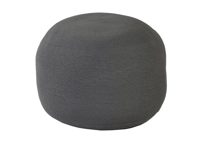 Pouf 'Crochette' - Anthracite
