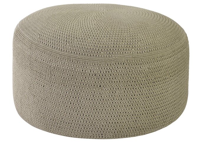 Hocker 'Crochette' Ø53cm - Sand