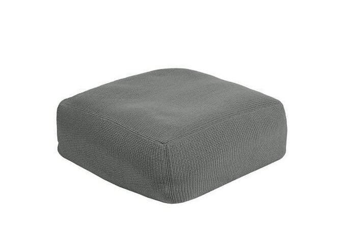 Hocker 'Crochette' 80x80cm - Dark Grey