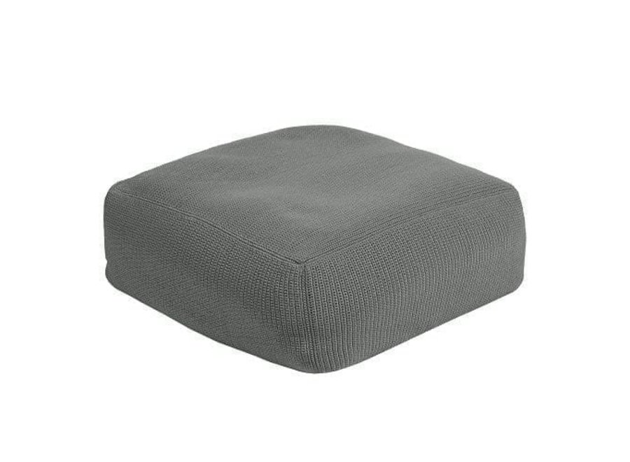 Hocker 'Crochette' 80x80cm - Dark Grey