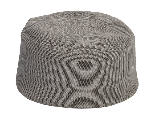 Poef 'Crochette' - Iron Grey