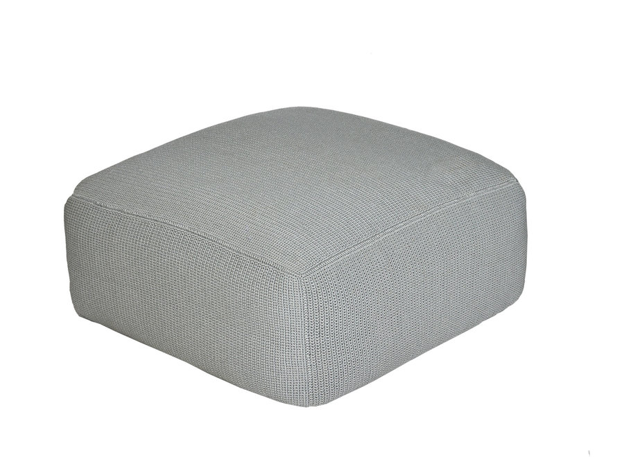 Hocker 'Crochette' 80x80cm - Iron Grey