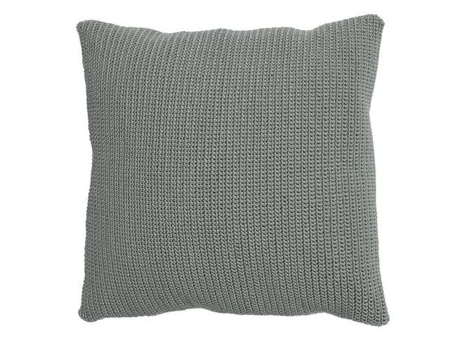 Outdoor kussen 'Crochette' 50x50cm - Iron Grey