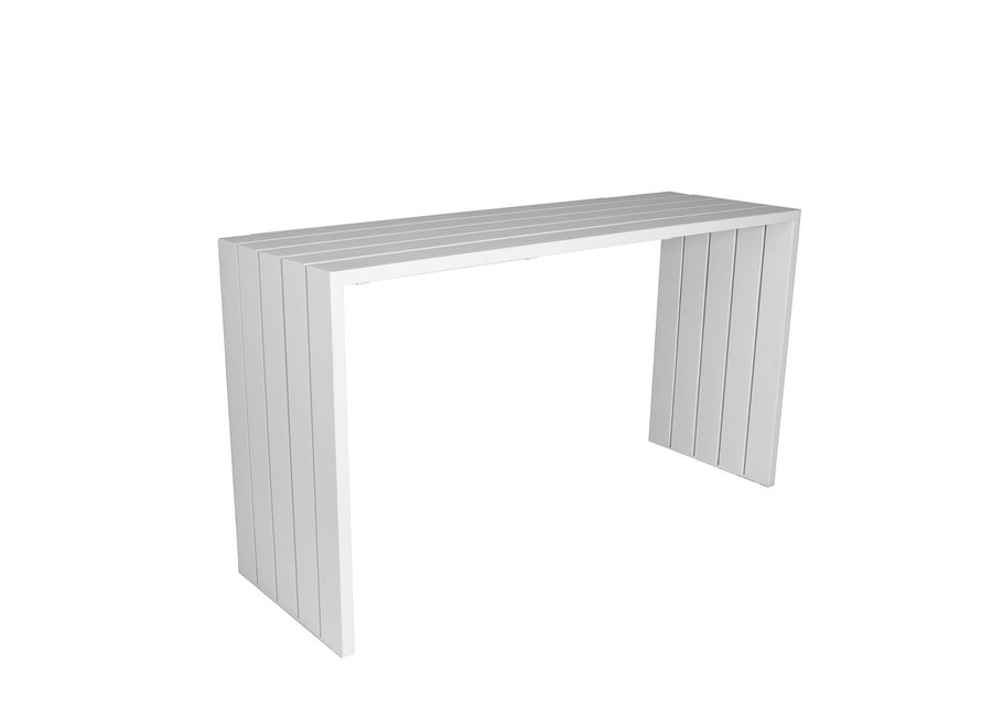 Table haute 'Samos' 200x64x110cm - White