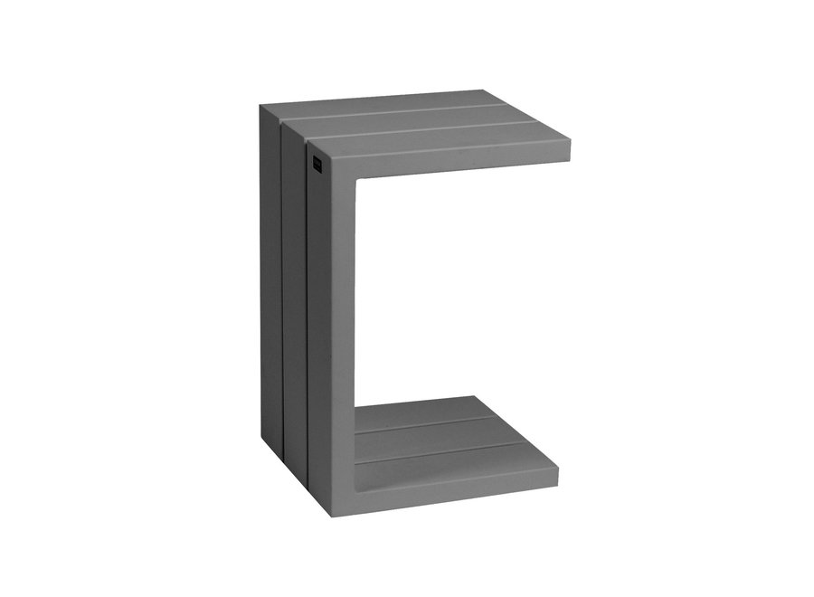 Table d'appoint 'Samos' 40x38x60cm - Anthracite