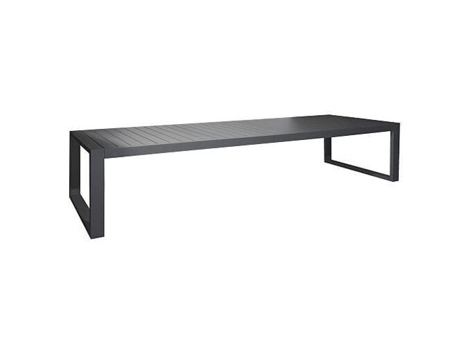 Table de jardin 'Vitoria' 400x100x75cm - Anthracite