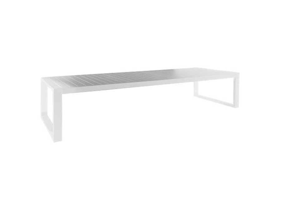Garden table 'Vitoria' 400x100x75cm - White