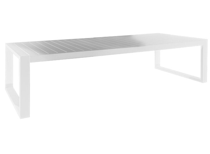 Table de jardin 'Vitoria' 300x100x75cm - White