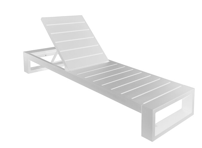 Chaise longue 'Vitoria' - White