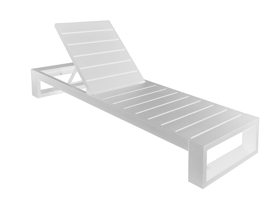 Chaise longue 'Vitoria' - White