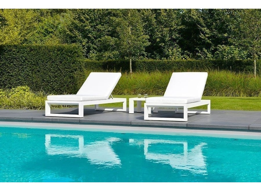 Chaise longue 'Vitoria' - White