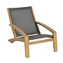 Chaise longue 'Luxx' - Teak/Eden Batyline Shadow