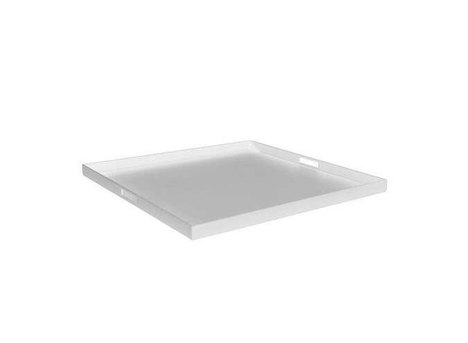 Tablett 70x70x4cm - White