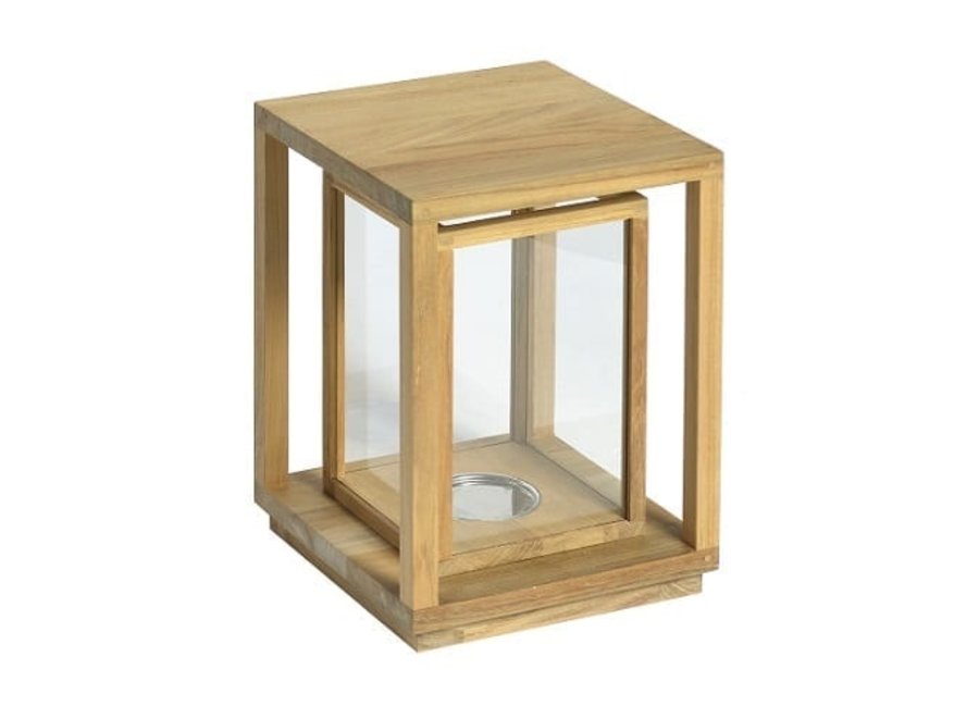 Lantern 'Positano' small - Teak