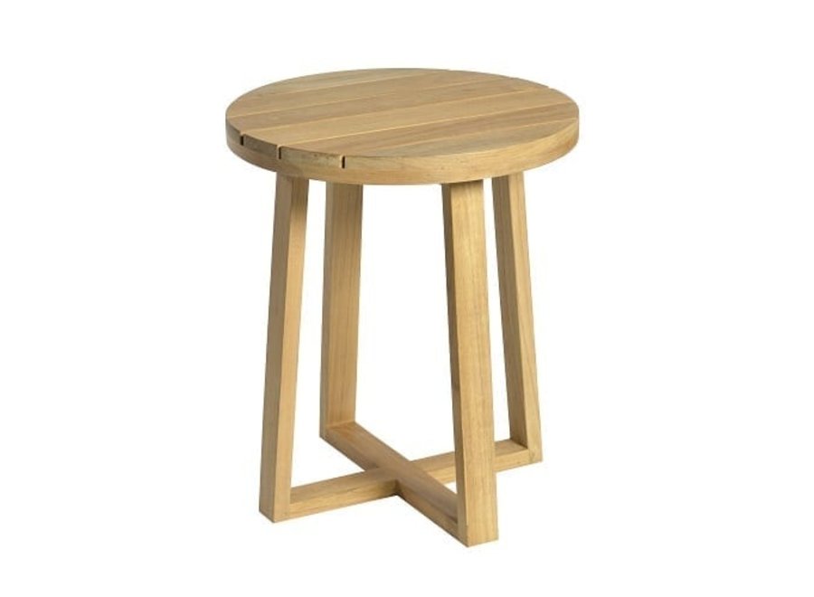 Side table 'Lazise' Ø48x56cm - Teak