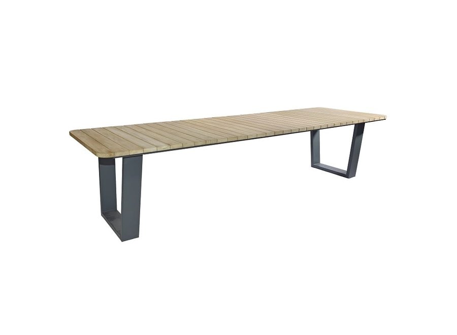 Table de jardin 'Açores' 330x100x76cm - Teak