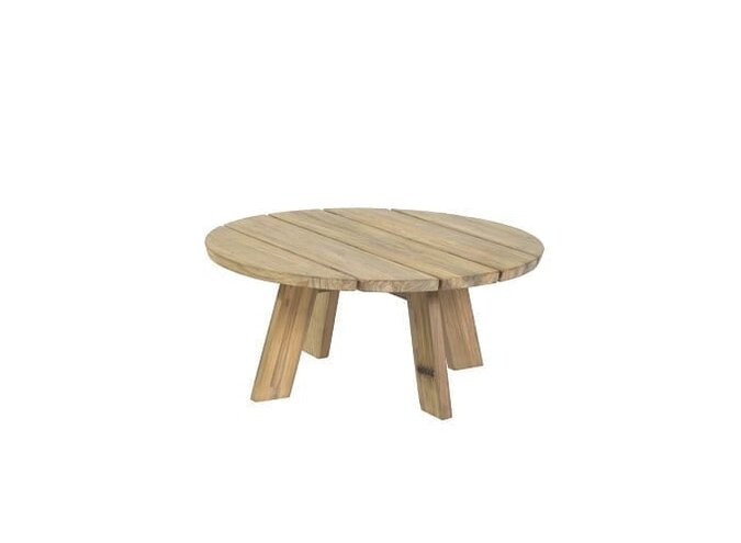 Table de salon 'Tarifa' Ø80x35cm - Teak