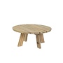 Table de salon 'Tarifa' Ø80x35cm - Teak