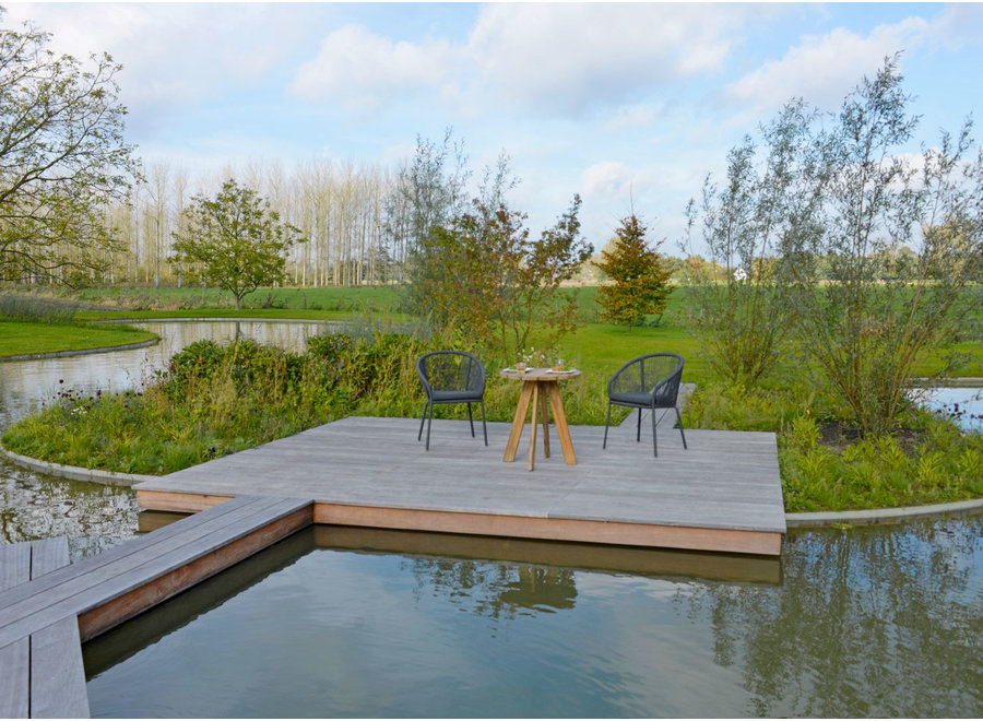 Table de jardin 'Tarifa' Ø70x75cm - Teak