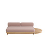 Loungeset 'Bassano' Zweiersofa rechts - Teak
