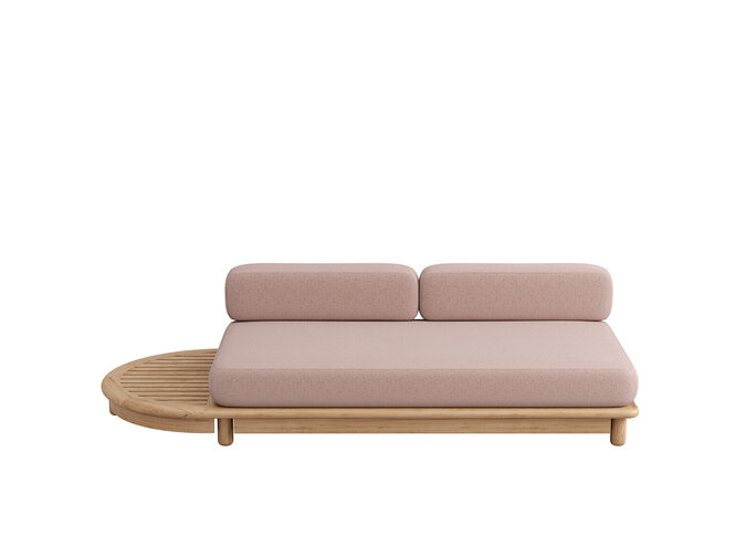 Loungeset 'Bassano' love seat links - Teak