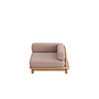 Lounge set 'Bassano' corner module - Teak