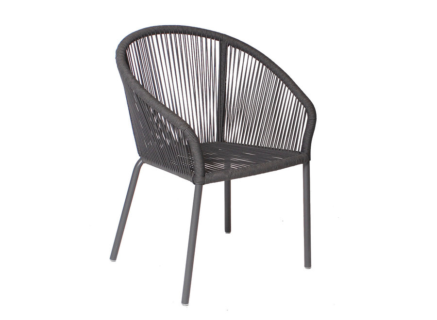 Chaise de Jardin 'Colette' - Dark Grey