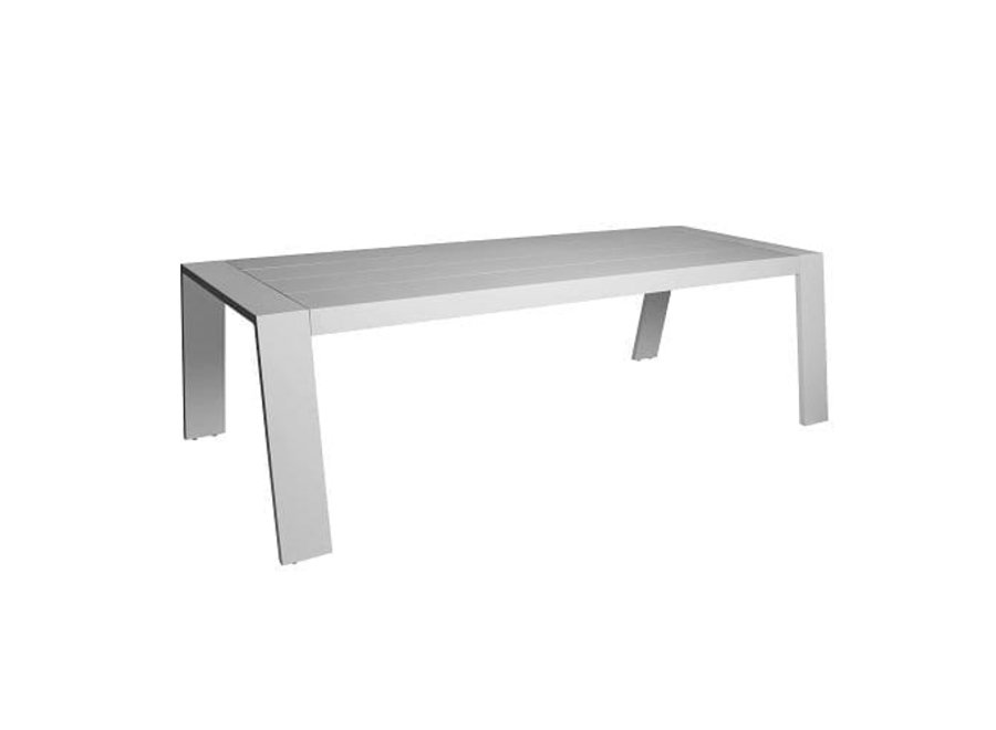 Garden table 'Viking' 255x116x75cm - White