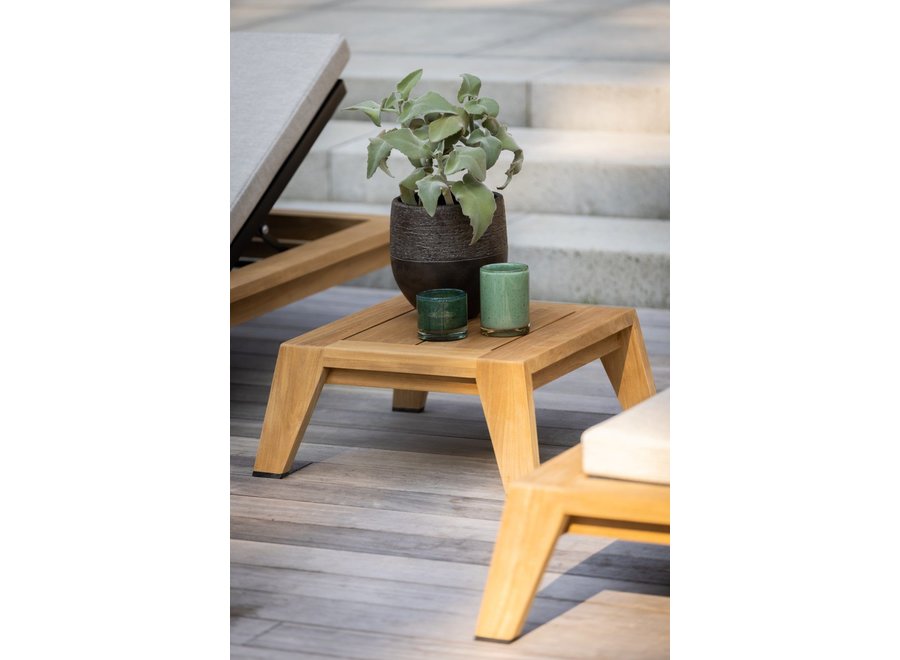 Table d'appoint 'Hybrid' 63x63x27cm - Teak