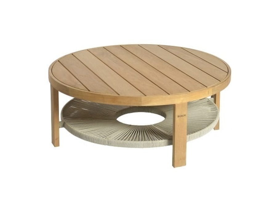 Lounge table 'Chepri' Ø100x38cm - Teak Natural