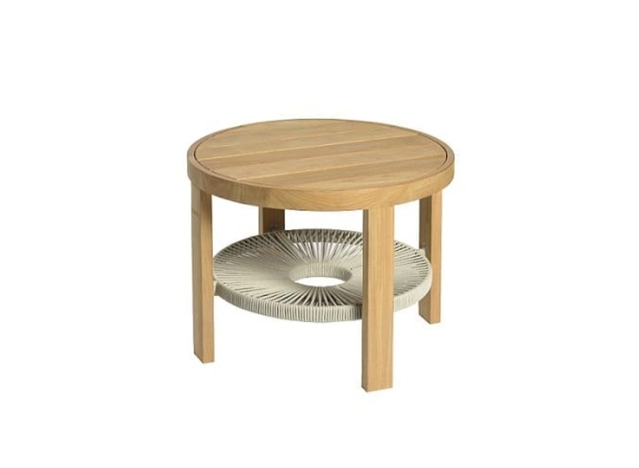 Table d'appoint 'Chepri' Ø60x46cm - Teak Natural